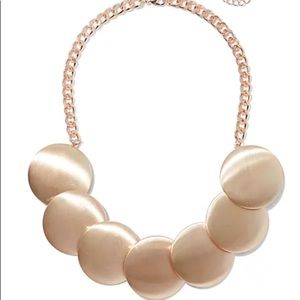 POLISHED DISK STATEMENT NECKLACE